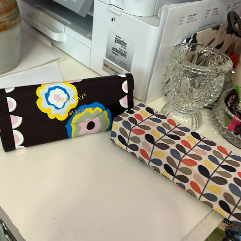 Two eyeglass cases
